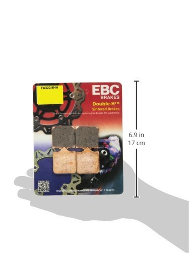 EBC Brakes FA322/4HH Disc Brake Pad Set, Black, One-Size