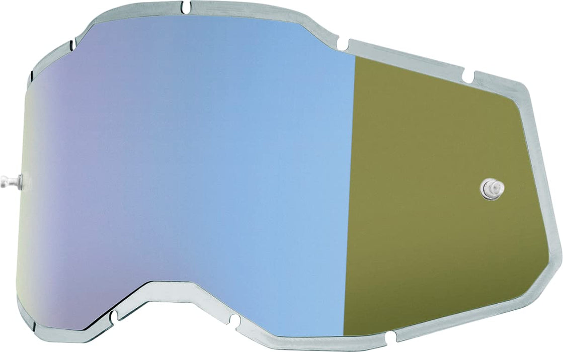 100% Goggle PLUS Replacement Lens - Injected - Compatible with Racecraft 2, Accuri 2, and Strata 2 Goggles