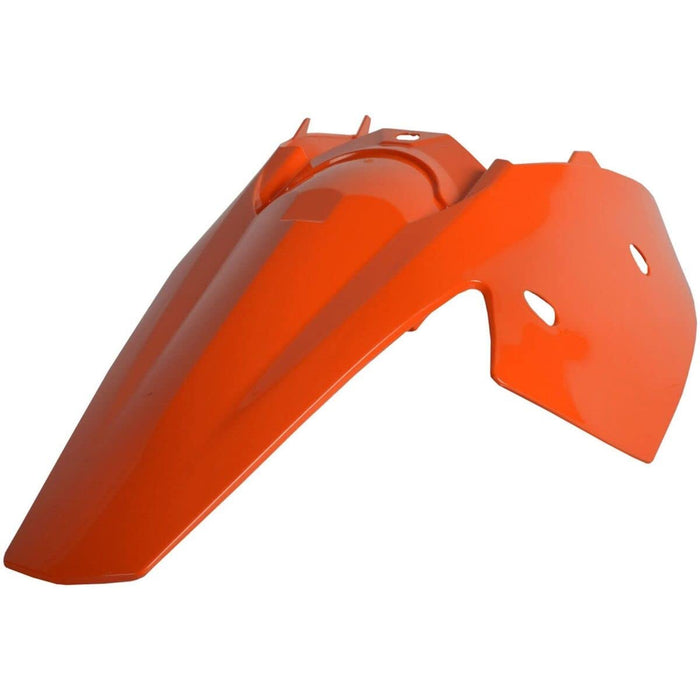 Polisport (8561300002) Orange KTM Rear Fender with Side Panel