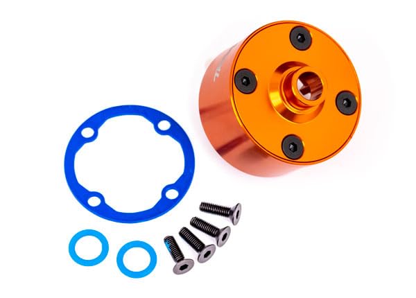 Traxxas 9581T - Aluminum Differential Carrier Orange