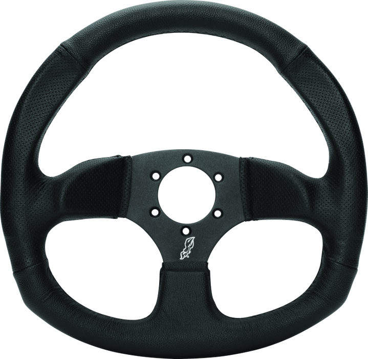 DragonFire Racing Steering Wheels D-Shaped- Vinyl- Iron Series- 0in offset 522162