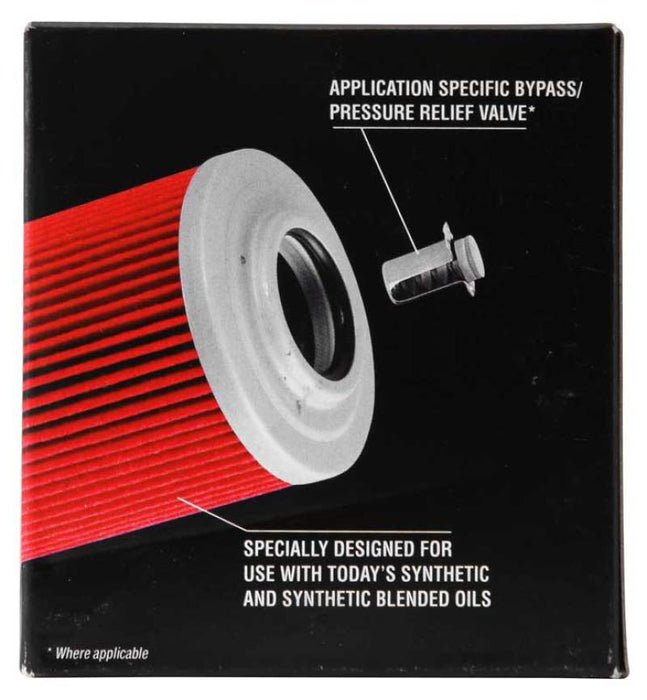 K&N Motorcycle Oil Filter: High Performance, Premium, Designed to be used with Synthetic or Conventional Oils: Fits Select Kawasaki Vehicles, KN-126