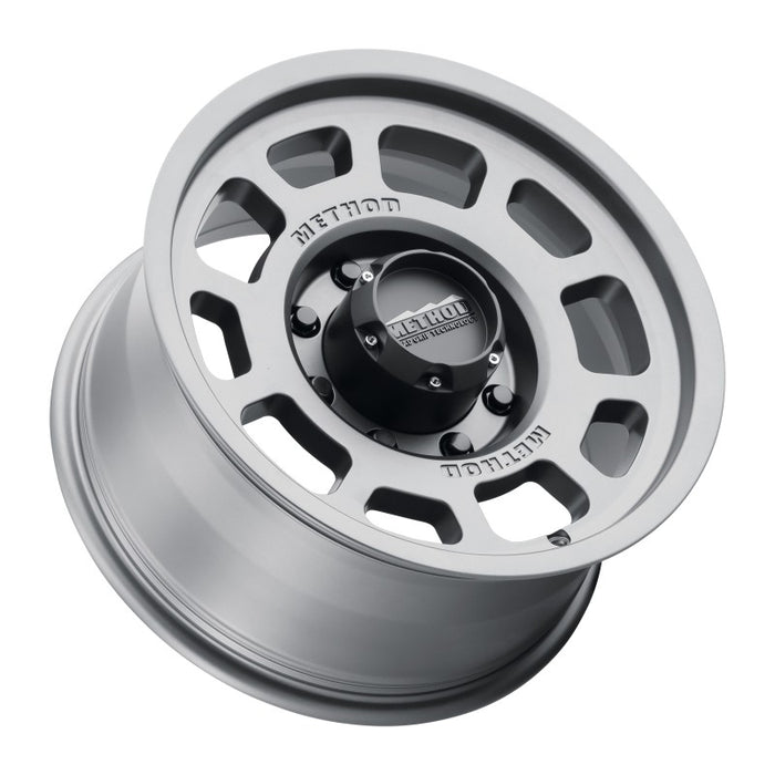 Method MR705 17x8.5 0mm Offset 8x180 130.81mm CB Titanium Wheel MR70578588800