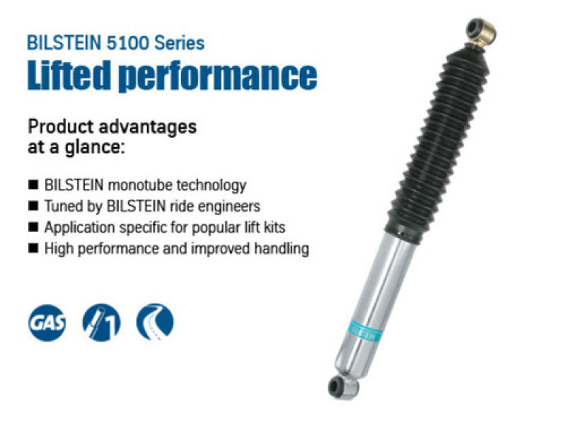 Bilstein B8 5100 Series 2014 Ford F-150 3.5/3.7/5.0/6.2 Front 46mm Monotube Shock Absorber 24-256759