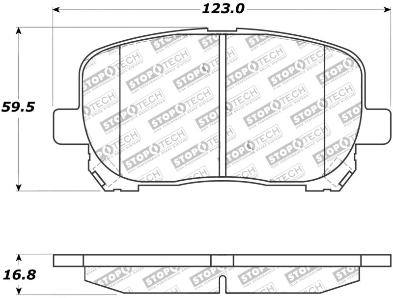 StopTech Street Touring Brake Pads 308.0923