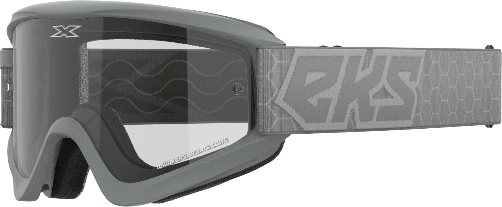 EKS Brand GOX Flat Out Clear Goggles OSFA Gray