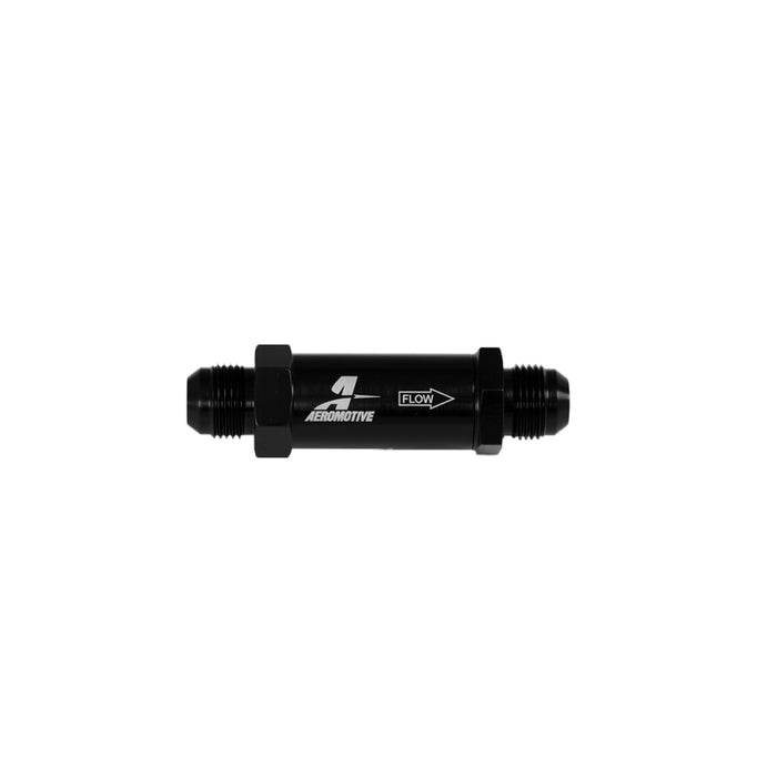 Aeromotive In-Line Full Flow Check Valve (-10 AN Flare) Black 15133