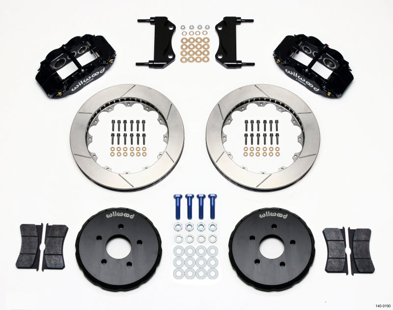 Wilwood Narrow Superlite 6R Front Hat Kit 13.06in Compatible with Nissan 350Z/Fiti G35 140-9190