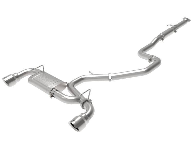 aFe Takeda Exhaust Cat-Back 19-20 Hyundai Veloster N 304SS Polished Dual Tips Exhaust 49-37010-P