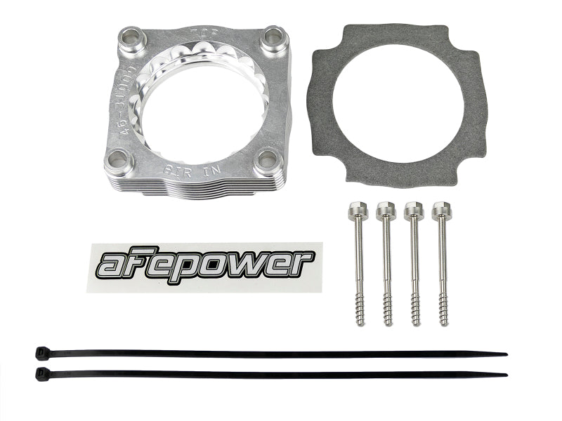 aFe Silver Bullet Throttle Body Spacer 12-15 BMW 328i (F30) L4-2.0L N20/N26 46-31009