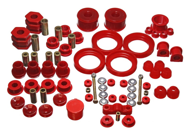 Energy Suspension 96-00 Honda Civic/CRX Red Hyper-Flex Master Bushing Set 16.18110R