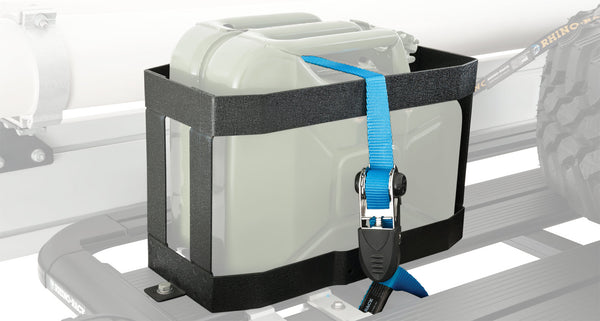 Rhino-Rack Vertical Jerry Can Holder (Pioneer/Alloy Tray) 43107