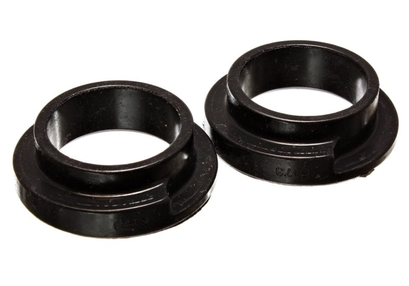 Energy Suspension Universal 2 1/8in ID 2 1/2in OD 5/8in H Black Coil Spring Isolators (2 per set) 9.6119G