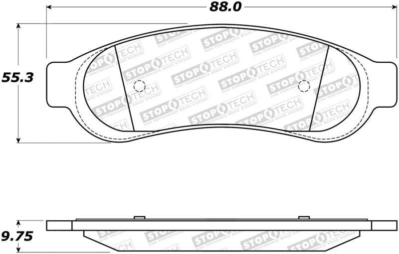 StopTech Street Brake Pads 308.1067