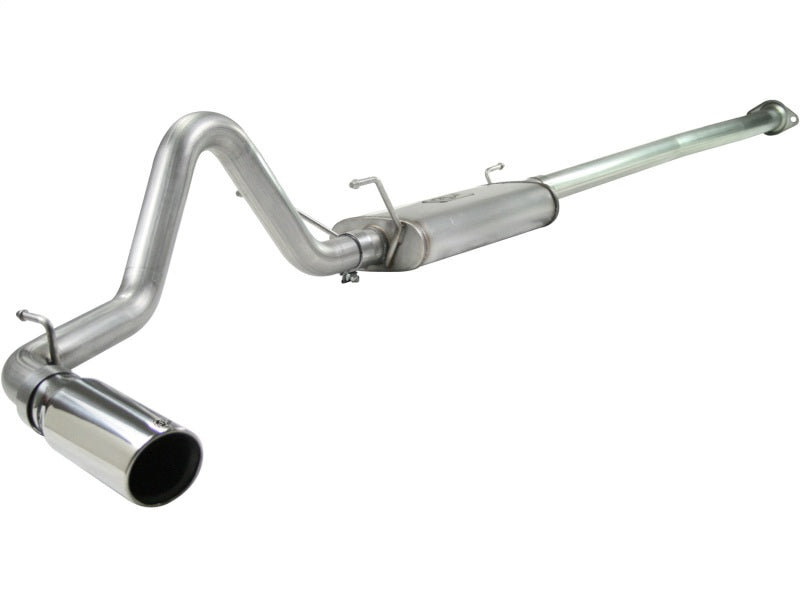 aFe MACHForce XP 2.5in 409SS Cat Back Exhaust w/ 304SS Polished Tip 05-13 Toyota Tacoma V6 4.0L 49-46013