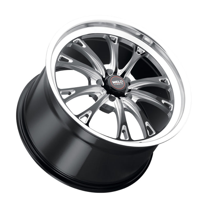 Weld S113 20X12 Belmont 5X120 ET52 BS8.50 Gloss Black MIL Dia 72.56 S11302021P52