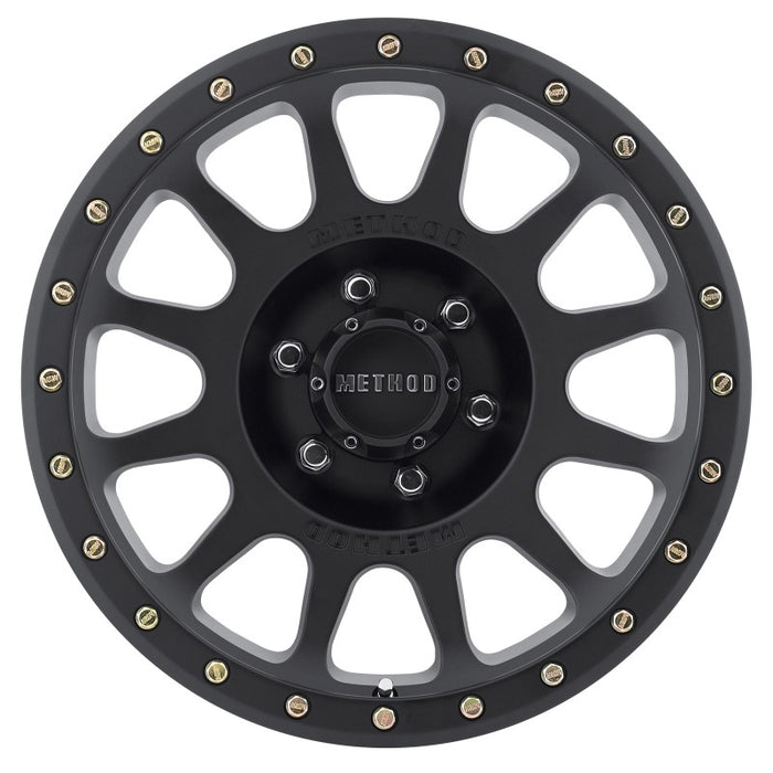 Method MR305 NV 18x9 0mm Offset 6x5.5 108mm CB Matte Black Wheel MR30589060500