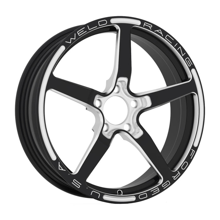 Weld Alumastar 2.0 1-Piece 18x6 / 5x120 BP / 3.7in BS Black Wheel Non-Beadlock 88B-1806257