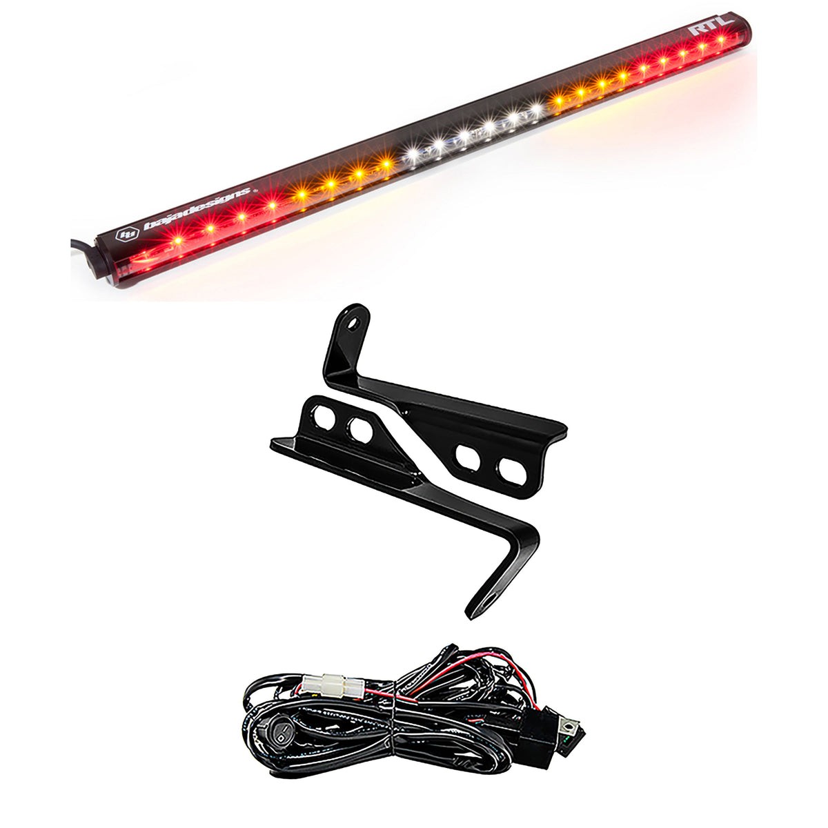 Baja Designs Polaris Rzr 15-18 4 Seat 30 Inch Rtl-S Rear Light Bar With Bracket Kit 447816