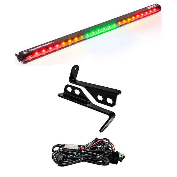 Baja Designs Polaris Rzr 15-18 4 Seat 30 Inch Rtl-G Rear Light Bar With Bracket Kit 447819