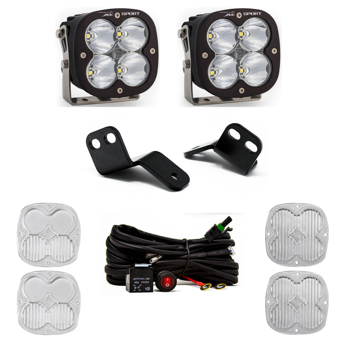 Baja Designs Xl Sport A-Pillar Kit 18-22 Wildcat Xx Driving/Combo Clear 447829