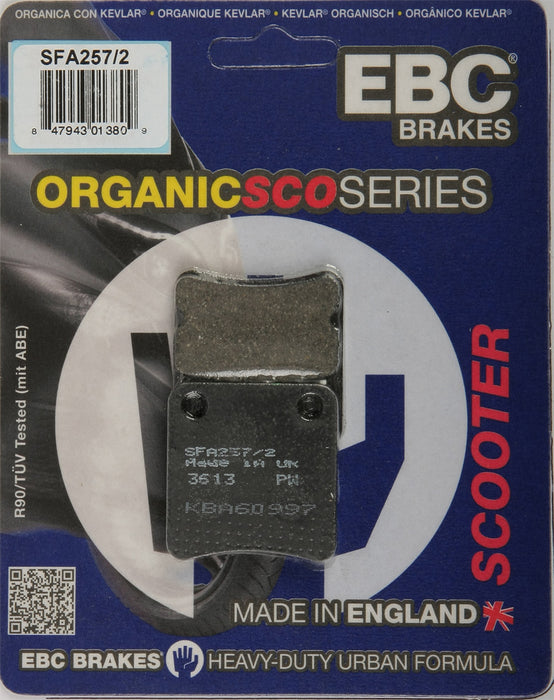 EBC Brakes SFA257/2 Standard Scooter Brake Pad