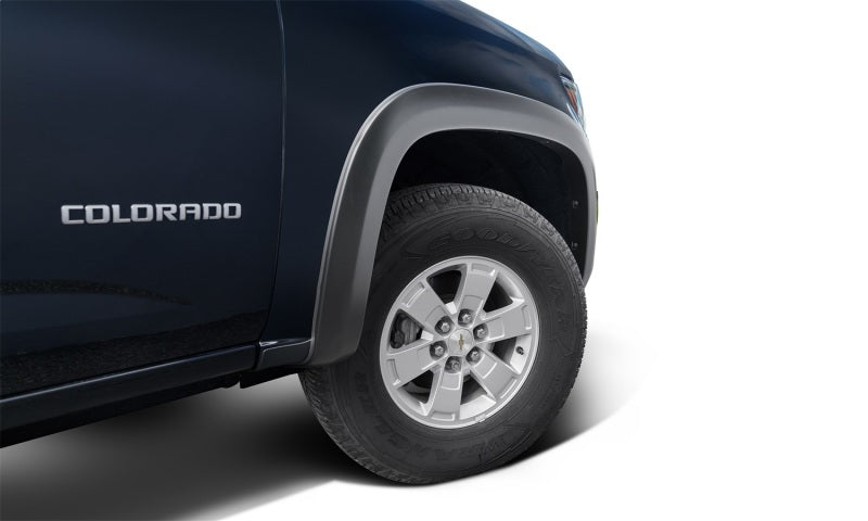 Bushwacker 15-19 Chevy Colorado (Excl. ZR2) OE Style Fender Flares 2pc Front Black 40143-02