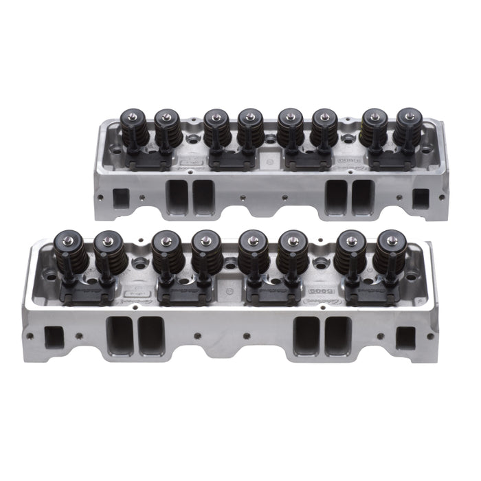 Edelbrock 1Pr Cyl Head E-210 SBC 64cc Perf RPM (Complete Pair) 5085