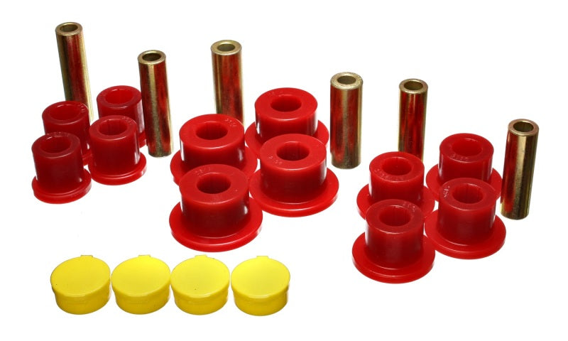 Energy Suspension 02-05 Compatible with Dodge Ram 1500 2WD Red Rear Leaf Spring Bushing Set 5.2115R