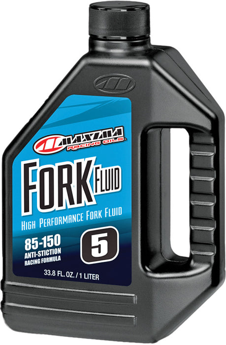 Maxima (59901-5) 85/150 Grade 5WT Zero Drag Formula Racing Fork Fluid - 1 Liter