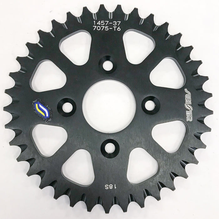 Sunstar 5-145737BK Aluminum Rear Sprocket - 37T - Black