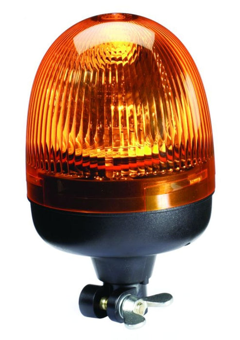 Hella Rota Compact 12V Amber Lens Beacon w/ Flexible Pole Mount 9506001