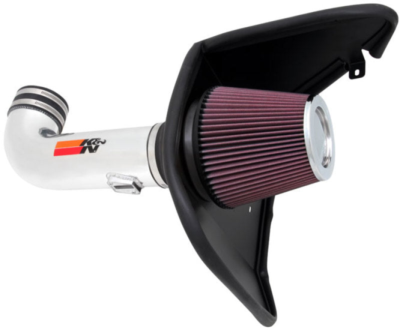 K&N 10 Camaro 6.2L V8 Polished Typhoon Short Ram Intake 69-4519TP