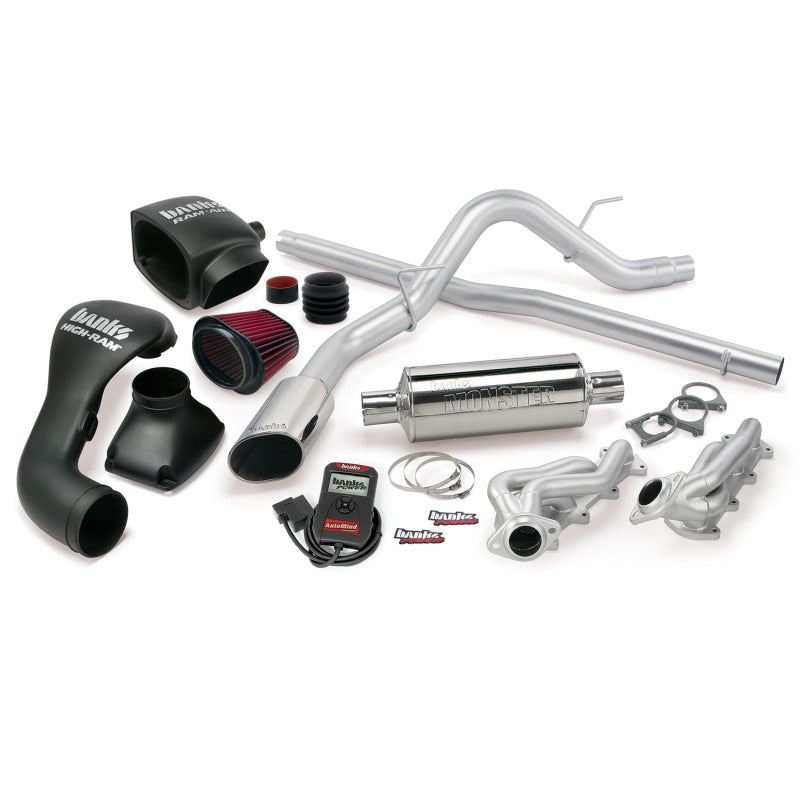 Banks Power 04-08 Ford 5.4L F-150 CCSB PowerPack System SS Single Exhaust w/ Chrome Tip 48535