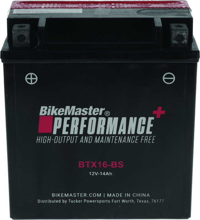 BikeMaster BTX16-BS Battery 781326