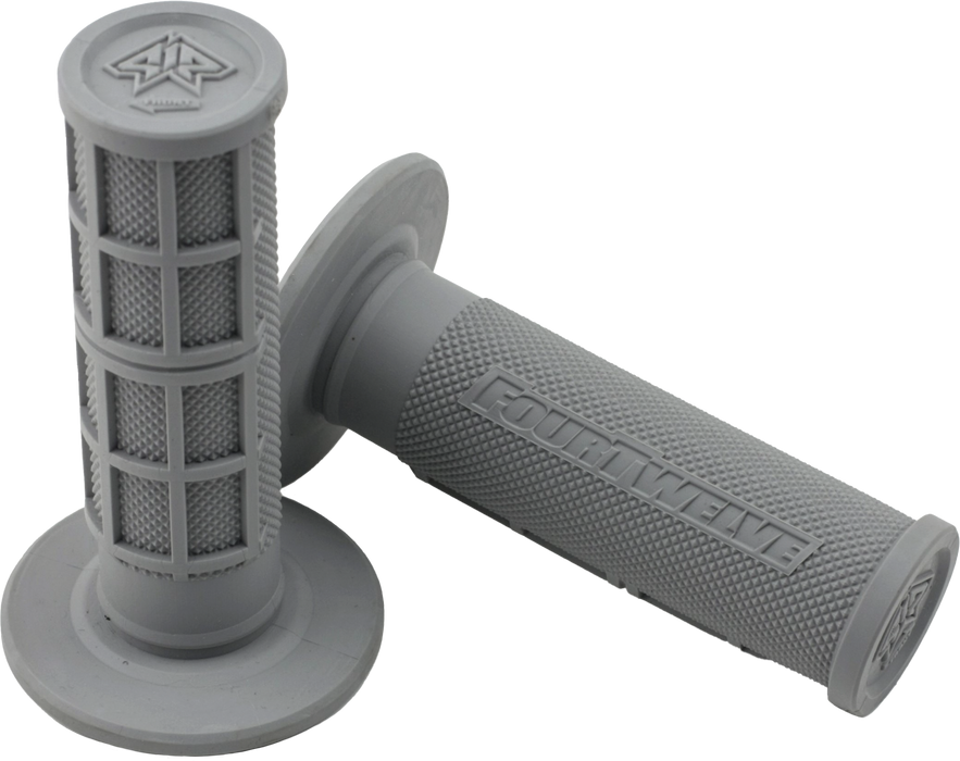 Four Twelve Pee Wee Pit Bike Mini Grips 7/8" (Grey) 412-G201