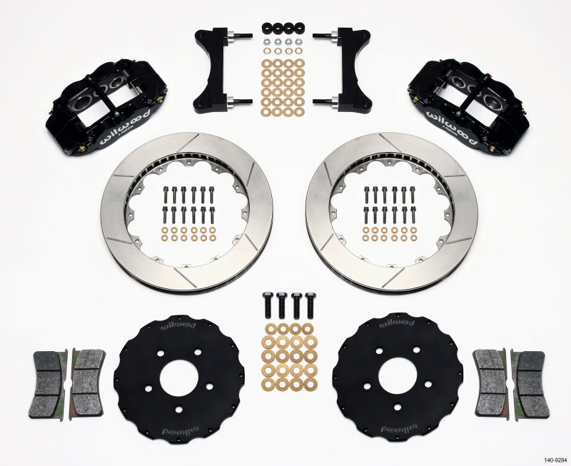 Wilwood Narrow Superlite 6R Front Hat Kit 13.06in Mitsubishi EVO VIII 140-9284