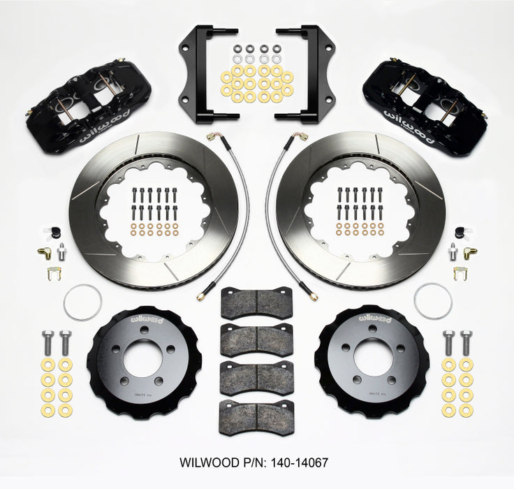 Wilwood AERO6 Front Hat Kit 14.25 2014-Up Challenger w/Lines 140-14067