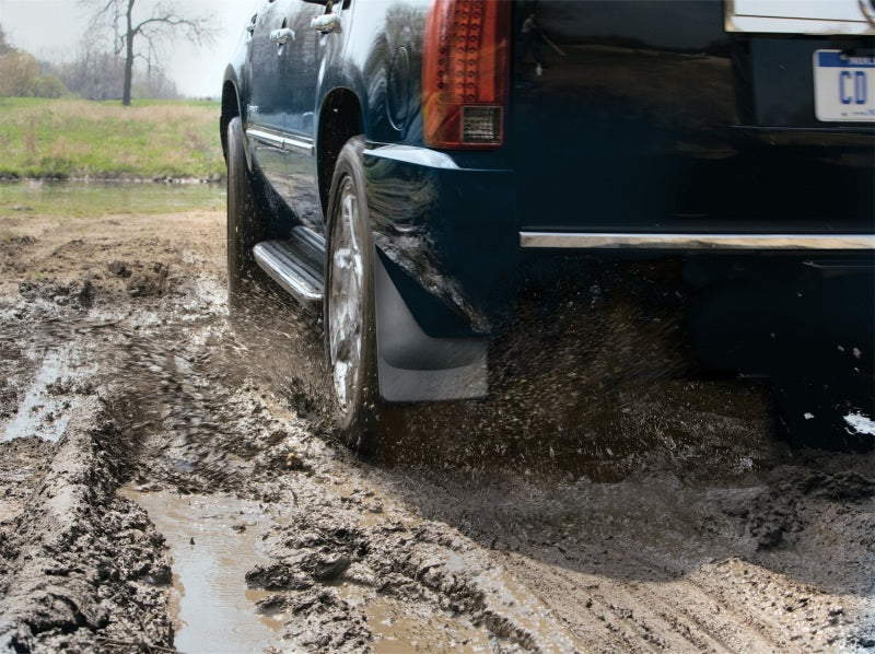 WeatherTech 07+ Chevrolet Suburban No Drill Mudflaps Black 120004