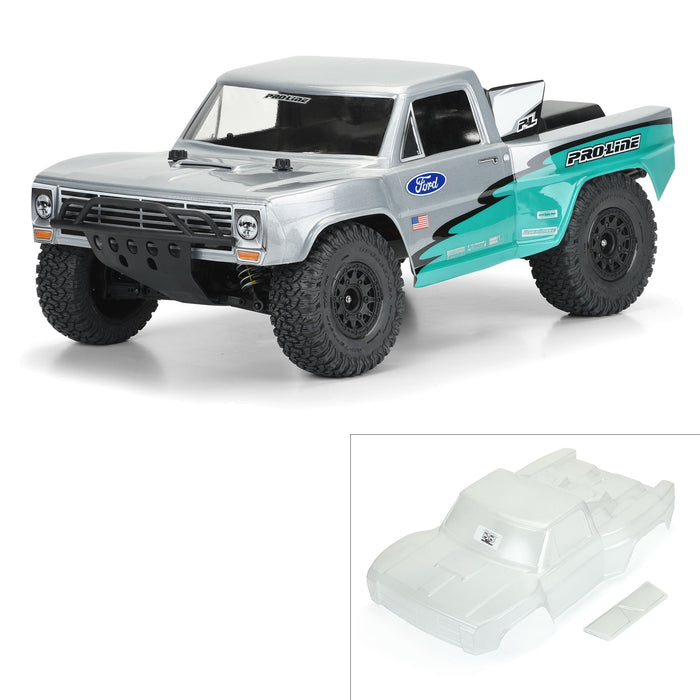 Pro-Line Racing Pre-Cut 1967 Ford F-100 Clear Body for SC PRO355117 Car/Truck Bodies wings & Decals