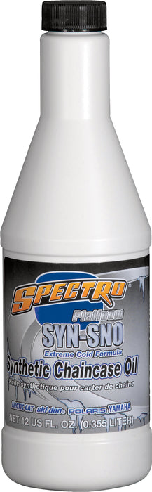 Spectro Oil Snowmobile 100% Synthetic Chaincase Lubricant, 12 oz.