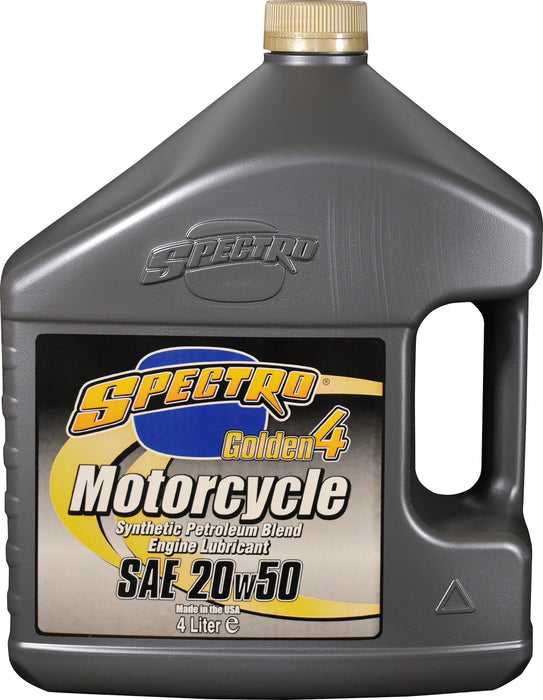 SDSWWFFFWWW Spectro Performance Oils U.SG425 Golden 4 Semi-Synthetic (20w50, 4 Quart)