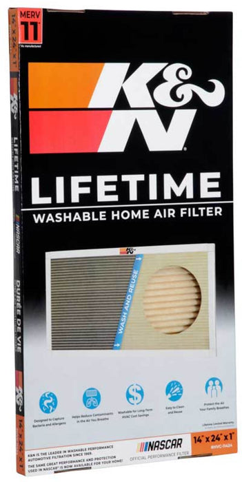 K&N HVAC Filter 14 X 24 X 1 HVC-11424