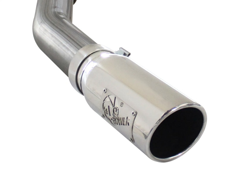 aFe MACHForce XP SS Exhaust 3in Cat-Back w/4.5in Polished Tip 11-14 Ford F150 Ecoboost V6 3.5Ltt 49-43067-P