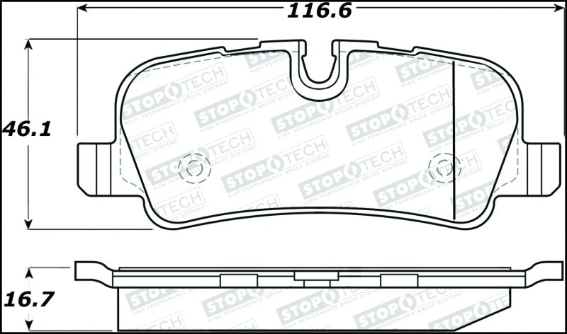 StopTech Street Brake Pads 308.10991