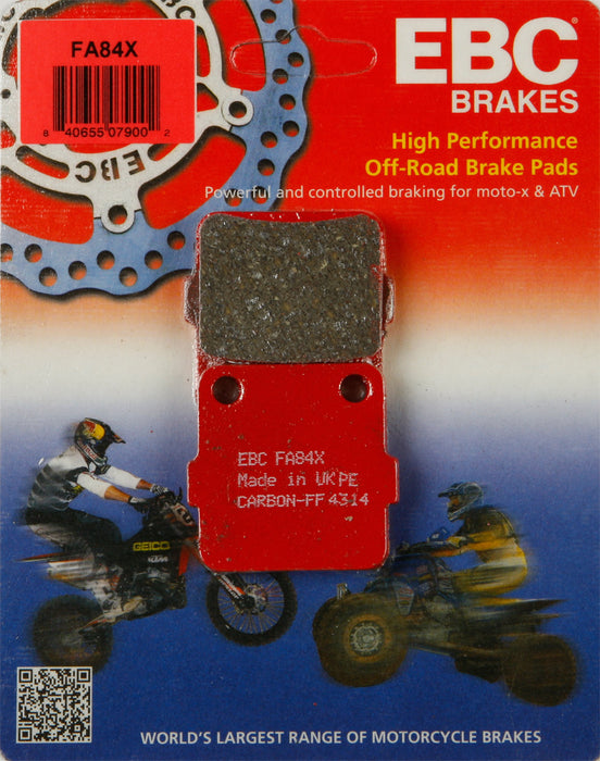 EBC Brakes X-Series Carbon Brake Pads Compatible for Honda CRF150F 2017