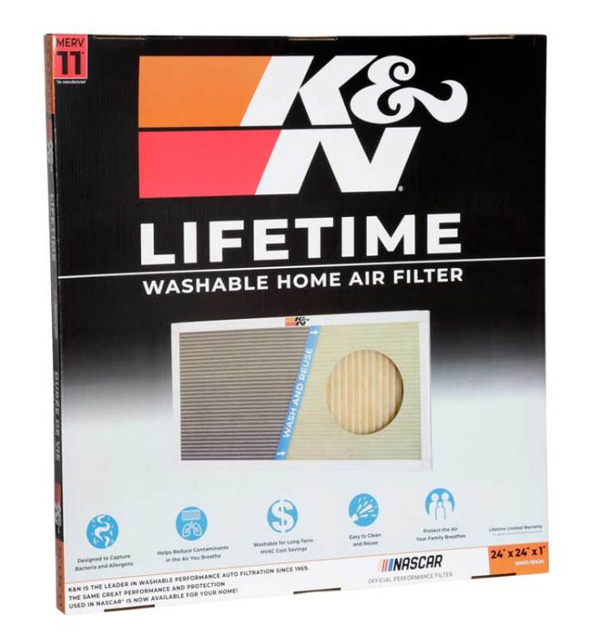 K&N HVAC Filter 24 x 24 x 1 HVC-12424