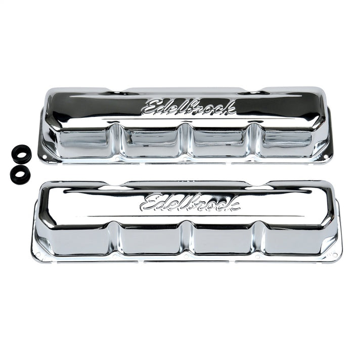 Edelbrock Valve Cover Signature Series AMC/compatible with Jeep 1967-1991 290-401 CI V8 Chrome 4431