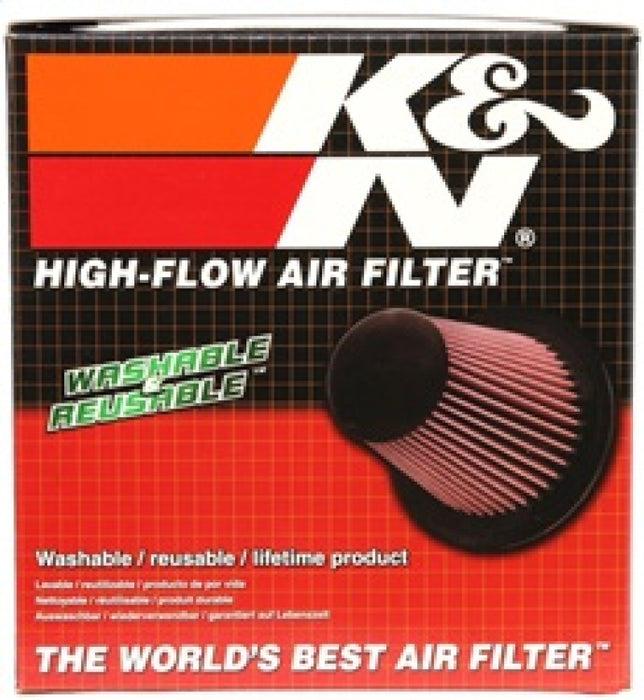 K&N Univ Rubber Round Tapered Filter 4.375in Flg ID/10 Deg Flg Angle 6in B OD/4.625in T OD/6.5in H RU-5061