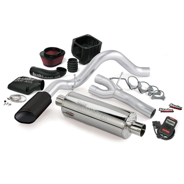 Banks Power 10 Chevy 5.3L ECSB FFV Stinger System SS Single Side-Exit Exhaust w/ Black Tip 48045-B